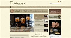 Desktop Screenshot of larutamaya.com.gt