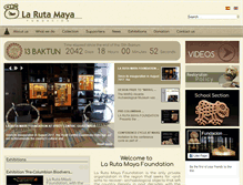 Tablet Screenshot of larutamaya.com.gt